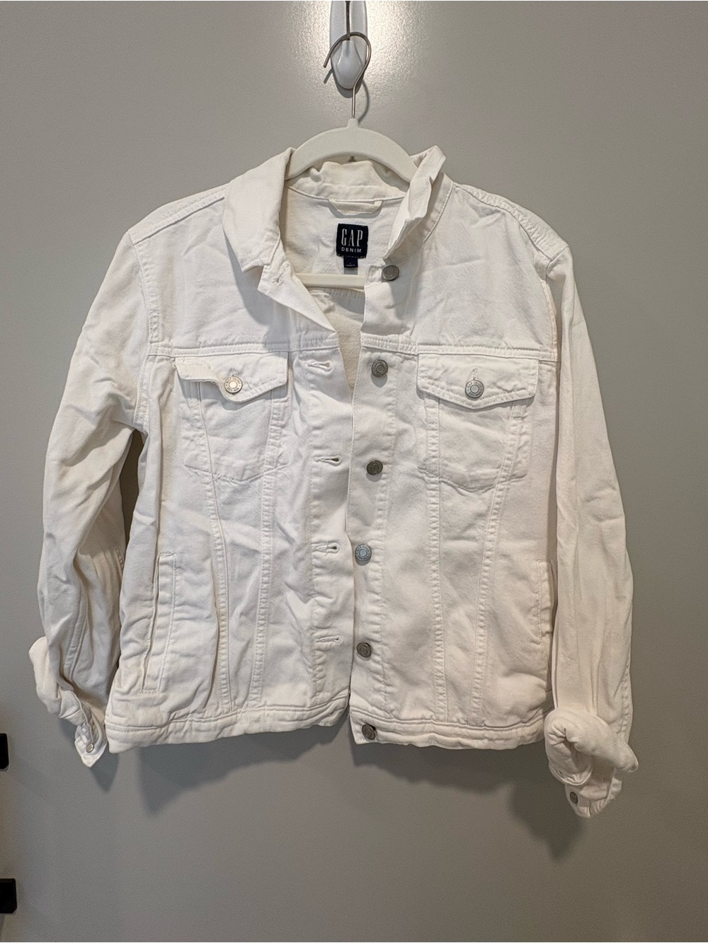 GAP White Denim Jacket for Women